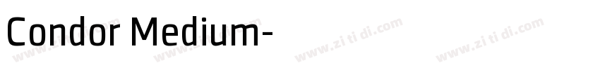 Condor Medium字体转换
